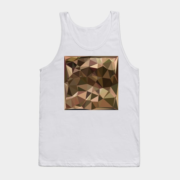 Sienna Abstract Low Polygon Background Tank Top by retrovectors